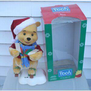 Winnie the Pooh Christmas Tags Telco Motions 16" Animated Motion Figure